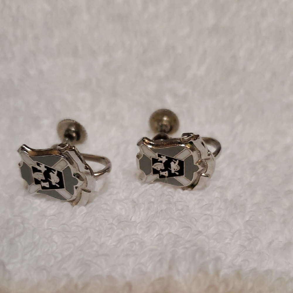 Silver Heraldic Necklace Set with Intricate Designs - Picture 3 of 8